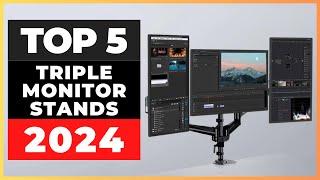 Best Triple Monitor Stands 2024 [watch before you buy]