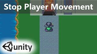 How to Stop Character Movement with C# Scripting | Unity 5.4 2D Tutorial for Beginners