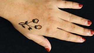 #shorts  simple flower mehndi|cute mehndi design|henna artistic by sudhi #youtubevedio