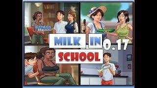 Summertime Saga 0.17 Diane | Milk Delivery in School | Cucumber In Cave |Walkthrough 03