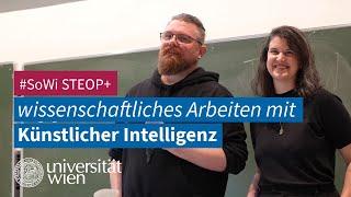 Wissenschaftliches Arbeiten mit Künstlicher Intelligenz