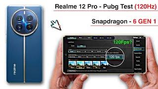 Realme 12 Pro 5G Pubg Test - Graphics Test - SD 6 GEN 1.!