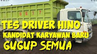 TES PRAKTEK DRIVER HINO 500,INGIN LOLOS DITERIMA JADI DRIVER DT,IKUTI CARA INI