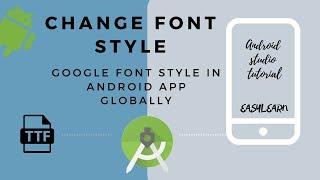 Change Font Style In Android App | Custom Font Globally In Android Studio