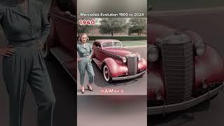 Mercedes Evolution 1900 to 2024 #ai #mercedes #artificialintelligence #evolution #fashion