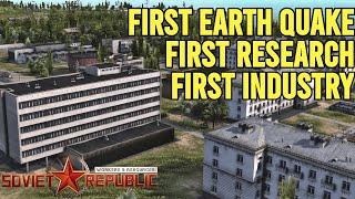 Earth Quake, Research Decisions, Industry | Ep3 | Workers and Resources Soviet Republic | Season 10