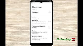 Setting dolby atmos xiaomi redmi note 10 pro
