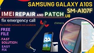 SAMSUNG a107f u8  imei repair and patch Without Root  One Click- A10s imei repair - imei repair tool