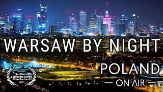 Warsaw By Night - Warszawa nocą z drona | Poland aerial 4K | POLAND ON AIR by Margas & Łogusz