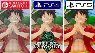 One Piece Odyssey PS4 vs PS5 vs Nintendo Switch Graphics Comparison