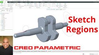 Creo Parametric - Sketch Regions and the Master Sketch Technique