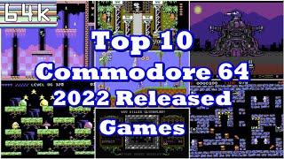 Top 10 Commodore 64 2022 Released Games