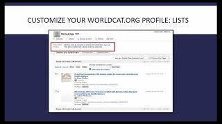 Introduction to WorldCat Tools