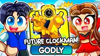 I Spent $975,564 For The NEW GOLDEN FUTURE LARGE CLOCKMAN In TOILET TOWER DEFENSE!