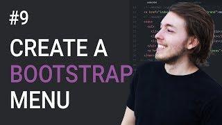 9: How to create a Bootstrap 3 menu - Learn Bootstrap 3 front-end programming