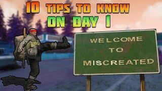 10 Tips I Wish I Knew on Day 1 |Miscreated 2020|