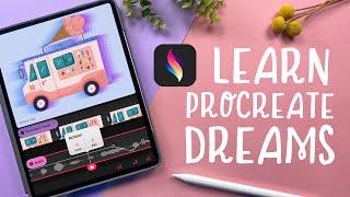 Learn Procreate Dreams FAST: a Comprehensive Step-by-Step Tutorial for Beginners