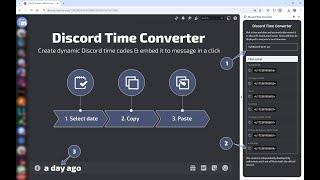 Discord Timestamp Generator