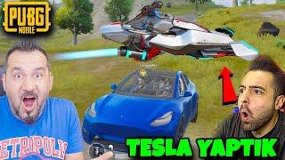 PUBG MOBİLE'DE TESLA ARABA YAPTIK VE UÇAN JET MOTOR BULDUK! | ÜMİDİ İLE PUBG MOBİLE OYNUYORUZ