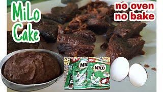 Affordable MILO CAKE easy steps ! No bake no oven, just steam