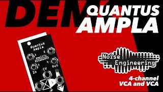 Quantus Ampla demo - 4-channel VCA and VCA: voltage-controlled amplifier & attenuator