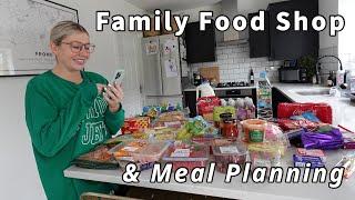 FAMILY WEEKLY FOOD SHOP & MEAL PLANNING | ASDA GROCERY HAUL | Ellie Polly