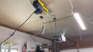 Champion Electric Hoist ready & waiting for the lift kit