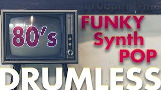 1980's Funky SYNTH POP -Drumless Track-//110bpm Key=Fm