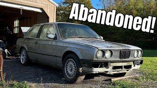 Abandoned BMW E30 with a VOLKSWAGEN 5 Cylinder Engine. 07k Swap E30 EP1