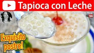 CÓMO HACER TAPIOCA CON LECHE | Vicky Receta Facil