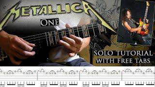 Metallica - One guitar solo lesson (with tablatures and backing tracks)