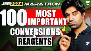 JEE Main 2024 | 100 Most Important Conversions & Reagents