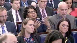 Spicer Spars With Reporter April Ryan Over Her "Agenda"