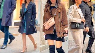 MILAN FALL 2023 STREET STYLE AUTUMN STREET FASHION ITALIAN STYLE #vanityfair #fallfashion2023