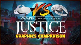 Quest 3 vs Quest 2 graphics comparison Vampire The Masquerade - Justice