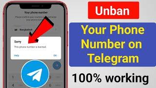 How to Fix- Telegram This Phone Number Is Banned! [Recover]