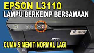 HOW TO RESET EPSON L3110 RED LIGHT BLINKING