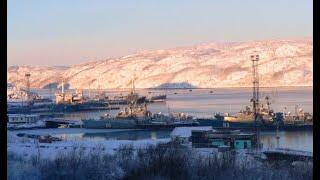 Оленья Губа 2004 год/Olenya Guba is a settlement in the Murmansk region,The village has a naval base