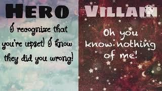 Trust Me Not- Hero and Villain Duet- Lyric Video