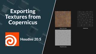 Exporting Textures from COPs | Intro to COPs | Houdini 20.5