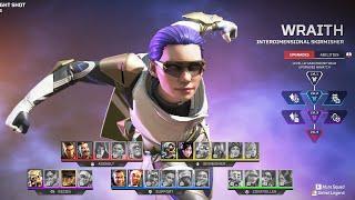 FREE WRAITH Skin "Intro Select" Animation - Apex Legends Season 20