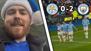 OUR BEST PERFORMANCE??? -  Leicester 0 - 2 Manchester City Matchday Vlog