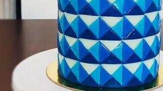 #Geometric Cake | #Optical Illusion Cake | Gaely Cake