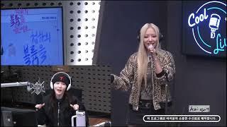 240318 LIVE Kim Nam Joo 김남주 BAD (배드) feat. Chungha's reaction [Chungha’s Volume Up radio]