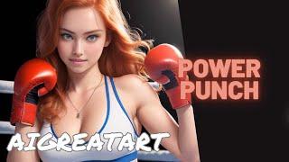 Power Punch| Kick Boxing Lookbook [AI Art] (Model Melissa) [AI Girls] (VISUAL ART)