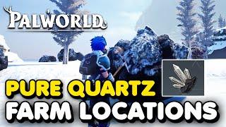 Palworld Best PURE QUARTZ FARMING Locations