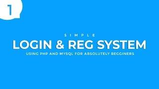 PHP Login and Registration system part 1