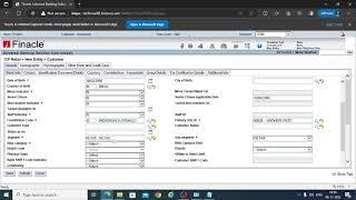 FINACLE 10 TRAINING : Customer ID creation using CRM module