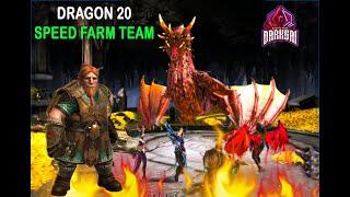 20  Second Dragon 20 Speed Farm Team | Raid Shadow Legends | DarkSaiPlayz