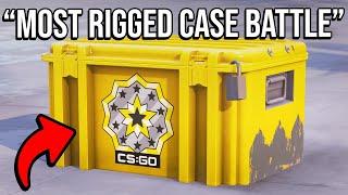 MOST RIGGED CS2 CASE BATTLE.. (200 CASES)